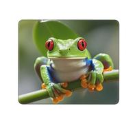 Mouses Pad Red eyed Tree Frog Mouses Mat Desk Pads Red eyed Tree Frog MousePad for Man Woman Computer Mousemats with Non-slip Rubber Base Keyboard Mat for Work