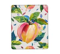 Mouses Pad Small Mouses Mat with Anti-Slip Rubber Base Colorful Peach Watercolor Mouses Pads for Man Woman Computer Mouses pad for Wireless Mouses Keyboard Mat Gaming Desk Pad for Home 9.4"x7.9"