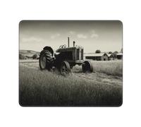 Mouses Pad Tractor Agriculture Tranquil Mouses Mat Anti-Slip MousePads with Rubber Base Computer Wireless Keyboard Mat Gaming MouseMat Desk Pad for Home Man Woman