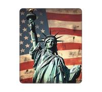 Mouses Pad Washable Non-Slip Mouses Mat Statue Of Liberty Against Mousepad Laptop Gaming Desk Pad Mousemat For Man Woman Desktop Protector Mat For Office Home Work