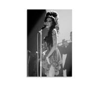 Mousgue Singer Amy Winehouse Music Poster Posters for Room Aesthetic Canvas Wall Art Bedroom DecorUnframe-style-1 12x18inch(30x45cm)
