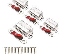 Mousike Cabinet Magnets 15KG Stainless Steel Magnetic Door Catch Magnetic for Kitchen Cupboard Wardrobe Closet Cabinet Door Drawer Latch