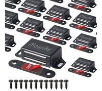 Mousike Cabinet Magnets 15KG Stainless Steel Magnetic Door Catch Magnetic for Kitchen Cupboard Wardrobe Closet Cabinet Door Drawer Latch