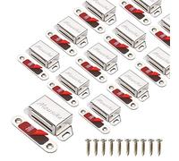 Mousike Cabinet Magnets 15KG Stainless Steel Magnetic Door Catch Magnetic for Kitchen Cupboard Wardrobe Closet Cabinet Door Drawer Latch