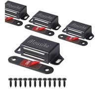 Mousike Cabinet Magnets 15KG Stainless Steel Magnetic Door Catch Magnetic for Kitchen Cupboard Wardrobe Closet Cabinet Door Drawer Latch