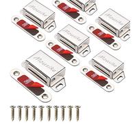 Mousike Cabinet Magnets 15KG Stainless Steel Magnetic Door Catch Magnetic for Kitchen Cupboard Wardrobe Closet Cabinet Door Drawer Latch