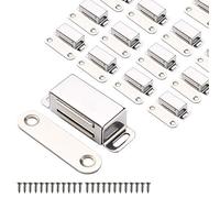 Mousike Cabinet Magnets Magnetic Door Catch Stainless Steel Door Magnet for Kitchen Bathroom Cupboard Wardrobe Closet Closures Cabinet Door Drawer Latch 20 lbs