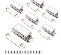 Mousike Cabinet Magnets Magnetic Door Catch Stainless Steel Door Magnet for Kitchen Bathroom Cupboard Wardrobe Closet Closures Cabinet Door Drawer Latch 20 lbs