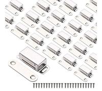 Mousike Cabinet Magnets Magnetic Door Catch Stainless Steel Door Magnet for Kitchen Bathroom Cupboard Wardrobe Closet Closures Cabinet Door Drawer Latch 20 lbs