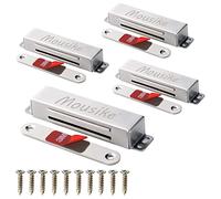 Mousike Magnetic Door Catch Heavy Duty 40KG Stainless Steel Door Magnets with Strong Magnetic for Kitchen Cupboard Wardrobe Closet Cabinet Door Latch