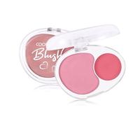 Mousse Blusher For Cheeks Make Up, 2 In 1 Face Makeup Blusher Long-lasting, 2Colours Blush for Cheeks, Lips & Eyes, Hydrating, Lightweight & Blendable Color Cream Blush