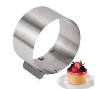 Mousse Cake Baking Ring - Stainless Steel, Heat Resistant | Perfect Shaping, Non-Stick Coating, Easy to Clean, Ideal for Cakes, Desserts, Baking and Cooling, Versatile, Durable, Professional
