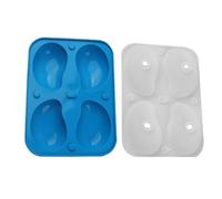 Mousse Molds Silicone - 3D Mango Shape Soap Molds,Easy Demoulding Baking Mould 4-Cavity for Wedding Cake Decorators Home Bakers Event Caterers Cooking Class Instructors