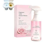 Mousse Toilet Cleaner, Bathroom Mousse, Foaming Bowl Cleaner，1PC | with Limescale Remover, Foaming Bathroom Cleaner, Rich rose scented Mousse Foam Cleans Toilet Stains, Removes Limescale