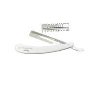 Moustache Feather Shaper Razor - White