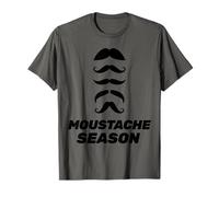 Moustache Season November Moustache Growing Styles Fun Hairy T-Shirt