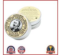 Moustache Wax 15ml Firm Hold Sandalwood Scented Styling Wax for Men