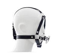 Mouth Ball Ball Gag Sex Toys Alternative Leather Restraints Open O-Ring Gag Adjustable Strap Bondage for Women