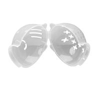 Mouth Cover for Cats - Transparent Adjustable Snout for Pets, Anti- Astronaut Style Protection, Modern Style for Grooming, Design with Transparent Ventilated Protection + Straps