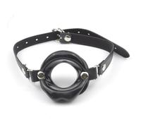 Mouth Gag Female Sex Toy Mouth Gag Silicone Open Mouth Gag Sex Toys for Adult SM Game Plug Bondage Leather Strap Lips Ring Open Gag for Couples Toys