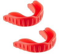 Mouth Guard Boxing, Sports Mouthguard Rugby with Mouthguard Case, Suitable for Boxing,Football, Rugby,Lacrosse, Hockey, Basketball, for Adults(Age11+) (2 Pack RED)
