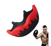 Mouth Guard Case - 6.5x5x2cm Slim Fit Mouthguard, Boxing Tooth Protection, Teeth Game Guard | MMA Hockey Basketball Martial Arts Lacrosse Double Colored Gum Shield Sports Safety Gear