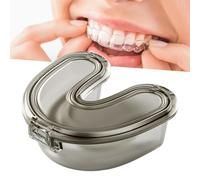 Mouth Guard Container - Housing for Retainer, Leak-proof Storage Box, Portable Aligner Case for Home, Workplace, Aligner