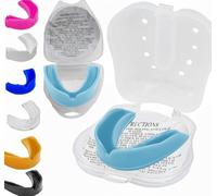 Mouth Guard Gum Shield Contact Rugby Sports Martial Arts MMA Boxing Hockey Football Kids Youth Teeth Protection Boys Girls Boil Bite Fit Professional Mouthguard for Junior Age Year 5 6 7 8 9 10 11