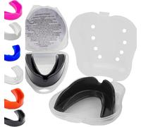 Mouth Guard Gum Shield For Kids Sports Mouthguards Junior Youth School Combat Sports Rugby Soccer Hockey Muay Thai MMA Boxing Martial Arts Gumshield with Case Kids Mouthguard 6-8 9-12 Age 7 11 12 Year