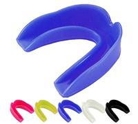 Mouth Guard Gum Shield - Mouthguards for Adult Senior Junior Kids Youth Great for School Combat Sports Rugby Soccer Hockey Muay Thai MMA Boxing Martial Arts Basketball (Blue)