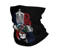 Mouth Guard Lion Mexico Flag Multifunctional Tube Scarf Stylish Neck Warmer For Football Skiing Hunting