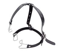 Mouth Opener Sex Toys Adjustable Strap SM Nose Hook Mouth Plug Slave Bondage Harness Restraints for Beginners Couples Unisex