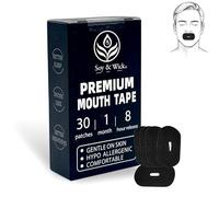 Mouth Tape for Sleeping 30 Hypoallergenic Strips | Breathable Sleep Tape for Adults | Anti-Snoring, Gentle on Skin, 8 Hour Wear, Promotes Nasal Breathing Premium Tape