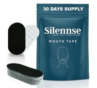 Mouth Tape for Sleeping - 30 Mouth Tapes - Hypoallergenic & Dermatologically Tested Anti Snore Strips, Gentle Adhesion Snore Stopper, Improve Nasal Breathing, Snore Reducing Aids by Silennse
