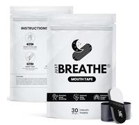 Mouth Tape for Sleeping - Created to End Dry Mouth, Snoring & Broken Sleep - Breathable, Comfortable Sleep Tape That Stays On All Night - Easy Removal (30 Strips)