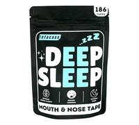 Mouth Tape & Nasal Strips 186 pcs, Mouth Tape for Sleeping, Mouth Tape for Snoring Nose Tape for Sleeping, Mouth Tape for Snoring, Nasal Breathing, Sleep Tape Sleeping Tape Beard Friendly (3 Months)
