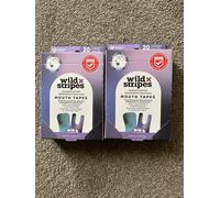 Mouth Tape Patches Hush Strips Easier Nasal Breathing Snore Reducing 20 Pack x 2