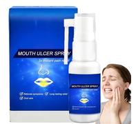 Mouth Ulcer Spray, Mouth Ulcer Treatment Spray for Adults, Sore Throat Relief & Dry Mo/uth S/Pray,Ulcer Breath Sp/Rays, Herbal Mo/uth SPR/ay,Dry Mo/uth Relief, Canker Re/LIEF Sp/ray,Breath Freshener
