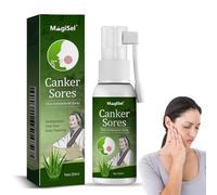 Mouth Ulcer Spray, Ulcer Breath Sprays, Mouth Ulcer Spray, Natural Oral Care S/Pray, Fast-Acting Oral Ulcer Relief for Canker Sores, Effective Pain Relief, Relieve Pain Provide Protection, 20ml