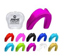 Mouthguard Slim Fit, Junior Gum Shield with Case for Kids Youth for School Combat Sports MMA, Rugby, Judo, Karate, Hockey, Soccer, MMA Boxing, Martial Arts, Basketball (Purple, Junior(<11))