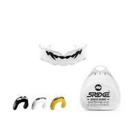 Mouthguard Slim Fit, Junior Gum Shield with Case for Youth Adult for School Combat Sports, MMA, Rugby, Judo, Karate, Hockey, Soccer, MMA Boxing, Martial Arts, Basketball (White, Adult)