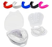 Mouthguards for Sports Gum Shield Kids Professional Mouth Guard Boxing Jaw Protection Slim Fit with Case Rugby Martial Arts Judo Karate MMA Muay Thai Hockey Football Sport Mouthguard Adults Men Junior