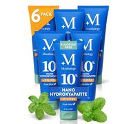Mouthology Toothpaste with 10% Nanohydroxyapa (Fluorine Free) 6 Packs Natural Remineralization Bleach Sensitive Teeth No Sls Toothpaste with Nanohydroxyapa and Xylitol