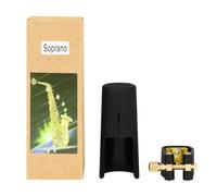 Mouthpiece Fastener Leather Ligature Fastener With Caps Soprano Saxophone Ligature Mouthpiece Caps Enduring