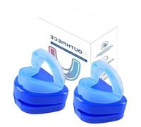 Mouthpiece Universal Size for Men & Women, with Compact Storage Case, Silicone Material, Quiet, Safety (2pcs)