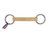 Mouthpiece with 2 rings for horse flat leather Ronzon Legend