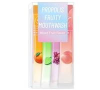 Mouthwash Alcohol Free, Mouth Wash for Adults, 4 Different Flavors of Travel Mouthwash Helps Kill 99% of Bad Breath Germs, 20 Uses, Prevents Cavities, Fluoride Free (Mixed Fruit Flavor)