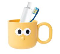 Mouthwash Cup - Cartoon Large Diameter Toothbrush Cup | Reusable Kids Toothbrush Rinse Cups | Multi-Purpose Bathroom Cups for Children’s Hygiene Routines, Sink Organization, Brushing Time