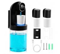Mouthwash Dispenser for Bathroom, Automatic Mouthwash Dispenser, 20.29 oz Touchless Electric Wall Mounted Mouth Wash Dispenser, 4 Modes with 4 Magnetic Cups for Kids & Adults,Bathroom Accessories Set
