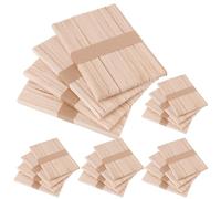 MOUYAT 1000 PCS 4.5 Inch Wooden Lolly Sticks, Lolly Sticks for Craft, Lolly Pop Sticks, 4.5 inches Ice Cream Sticks for Arts Crafts, Model Making, Decoration, Garden Plant Labels